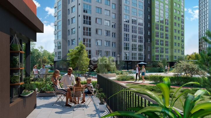 2-к. квартира, 60,2 м², 4/15 эт.