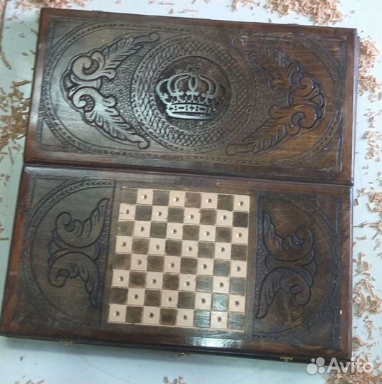 Нарды ручной работы резные