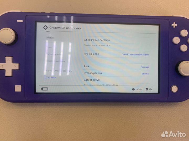 Nintendo switch lite