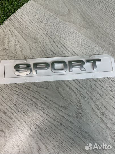 Буквы sport на Range Rover