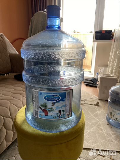 Бутыль для воды 19 литров, 3 шт в одни руки