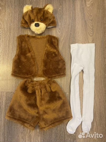 Новогодний костюм карнавальный мишка 104-110