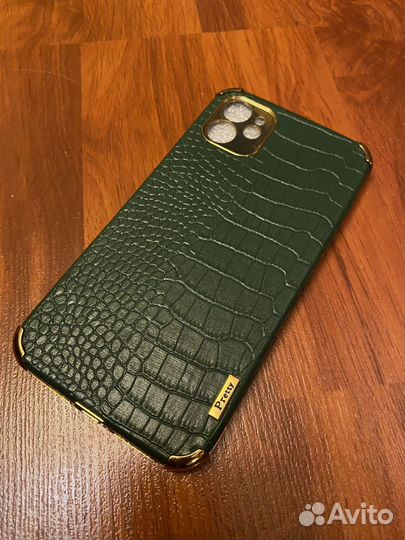 Чехол для iPhone Кожаный чехол с крокодиловой текс