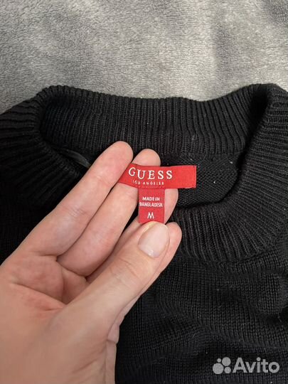 Укороченный женский свитер guess оригинал