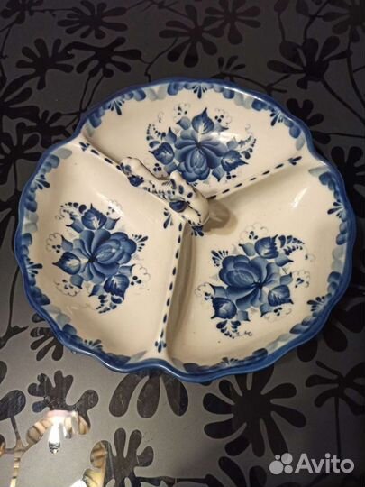 Менажница гжель