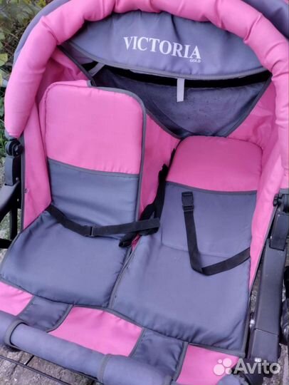 Прогулочная коляска для двойни Victoria gold