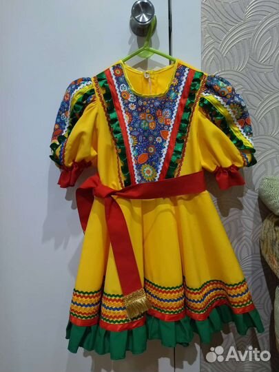 Платье танцевальное, русское народное