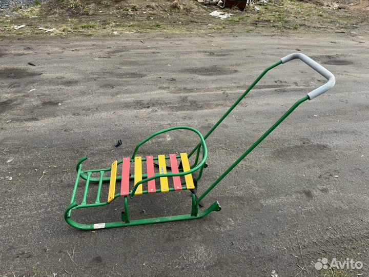 Детские санки с колесами