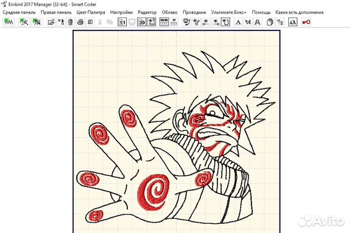 Разработка дизайна для машинной вышивки