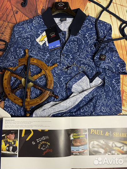 Paul&Shark Поло Deluxe S24 Финиталошарарум Фаб3000