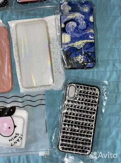 Чехлы, стекло iPhone X