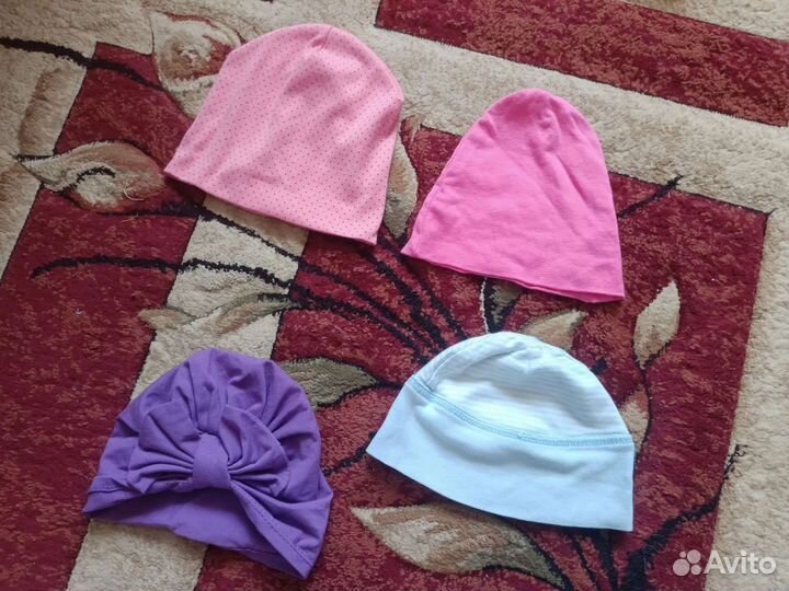 Шапочки летние для девочки