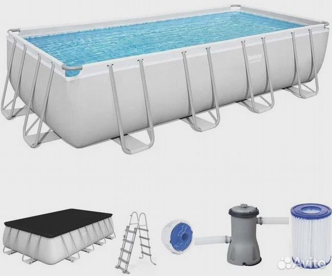 Каркасный бассейн 488х244х122