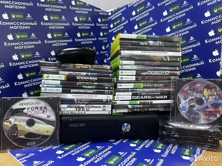 Xbox 360,20дисков, прошитый