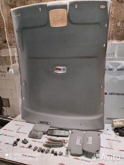 Обшивка потолка, козырки Kia spectra