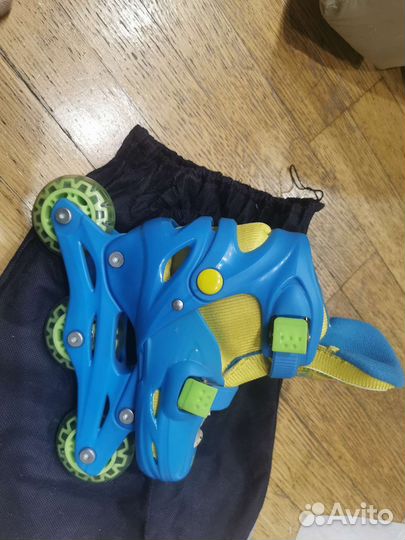 Роликовые коньки детские раздвижные