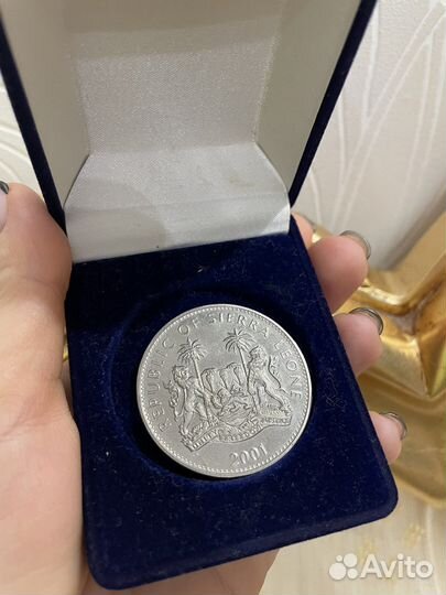 Монета The Big five Lion 2001