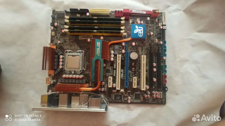 Материнская плата с процессором и памятью 8 гб