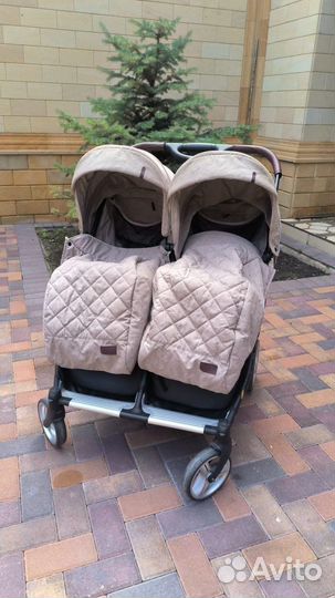 Коляска для двойни carrello connect