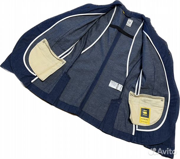 Куртка жакет g-star raw denim m retailored