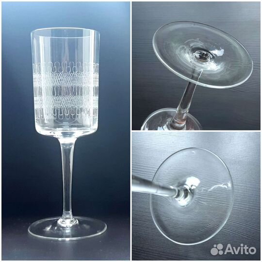 Старинные рюмки / Винтажные бокалы с пантографией