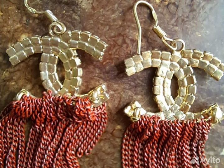 Серьги Chanel