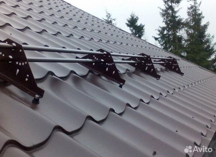 Снегозадержатели с монтажом