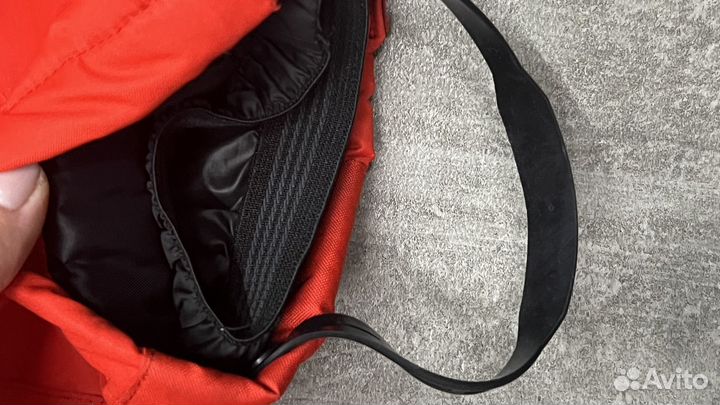 Полукомбинезон зимний красный 104