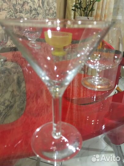 Рюмки, фужеры стекло и хрусталь