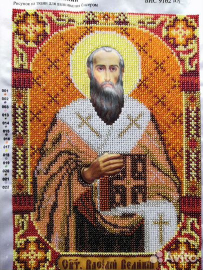 Икона из бисера