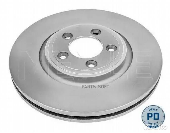 Meyle 18155210011PD Диск тормозной jaguar S-type 9