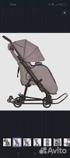 Детские санки коляска