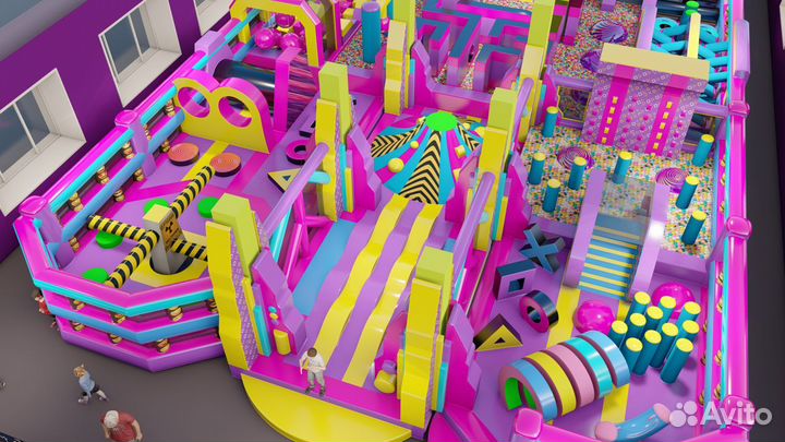 Детский центр, парк развлечений, батутная арена