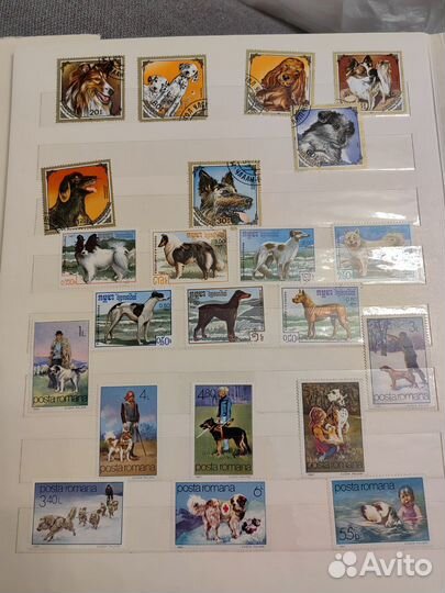 Кляссер с почтовыми марками (разных лет и стран)