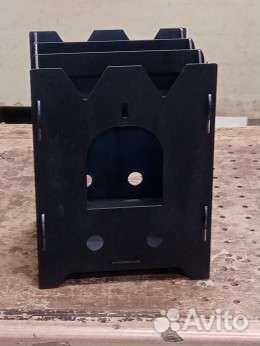 Туристическая мини-печка щепочница