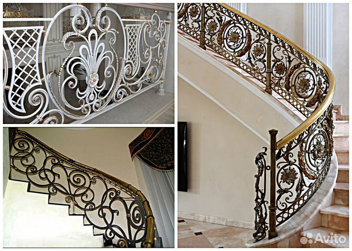 Кованые перила для вашего дома