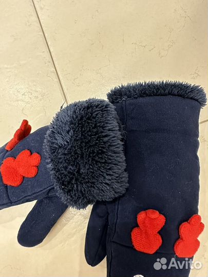 Варежки зимние для мальчика 4-6 лет