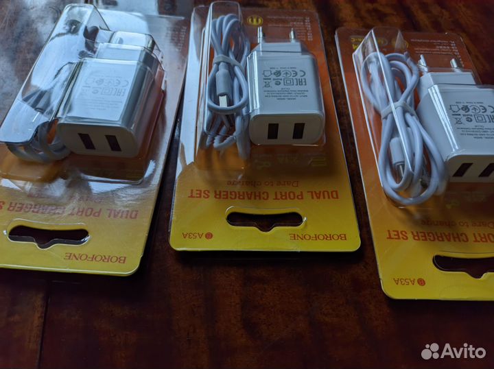 Зарядное устройство Type C 2A 2 USB