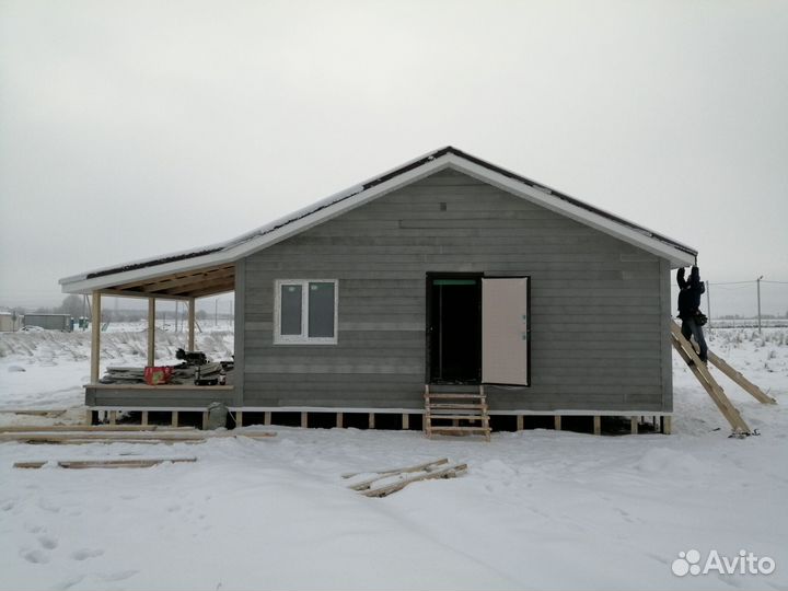 Каркасный дом 88м