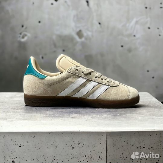 Кроссовки Adidas Gazelle Gray Ocean