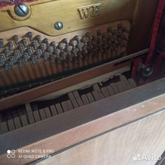 Старинное немецкое пианино