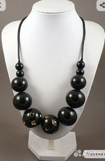 Бусы (колье) из муранского стекла PJ murano