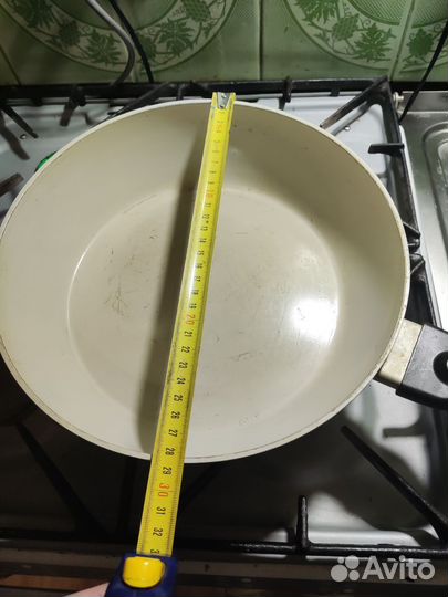 Сковорода эмалированная со стеклянной кр 28 см