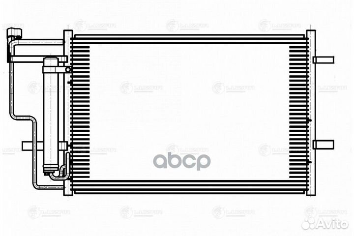 Радиатор кондиционера Mazda 3 (BL) (09) (lrac