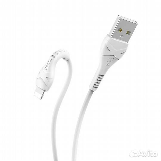 Кабель USB - 8 pin hoco X37 Cool power, 1.0м, круг