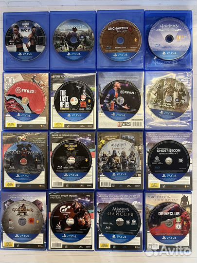 Диски игры для ps4