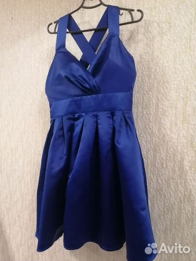 Вечернее платье 42 44 синее