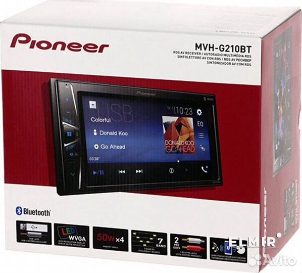 2DIN автомагнитола Pioneer MVH-G100UB(AVH-G200BT)