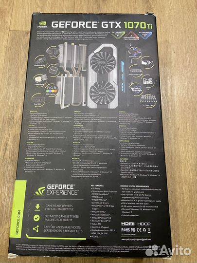 Nvidia geforce gtx 1070 ti