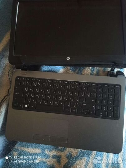 HP ноутбук, разбор